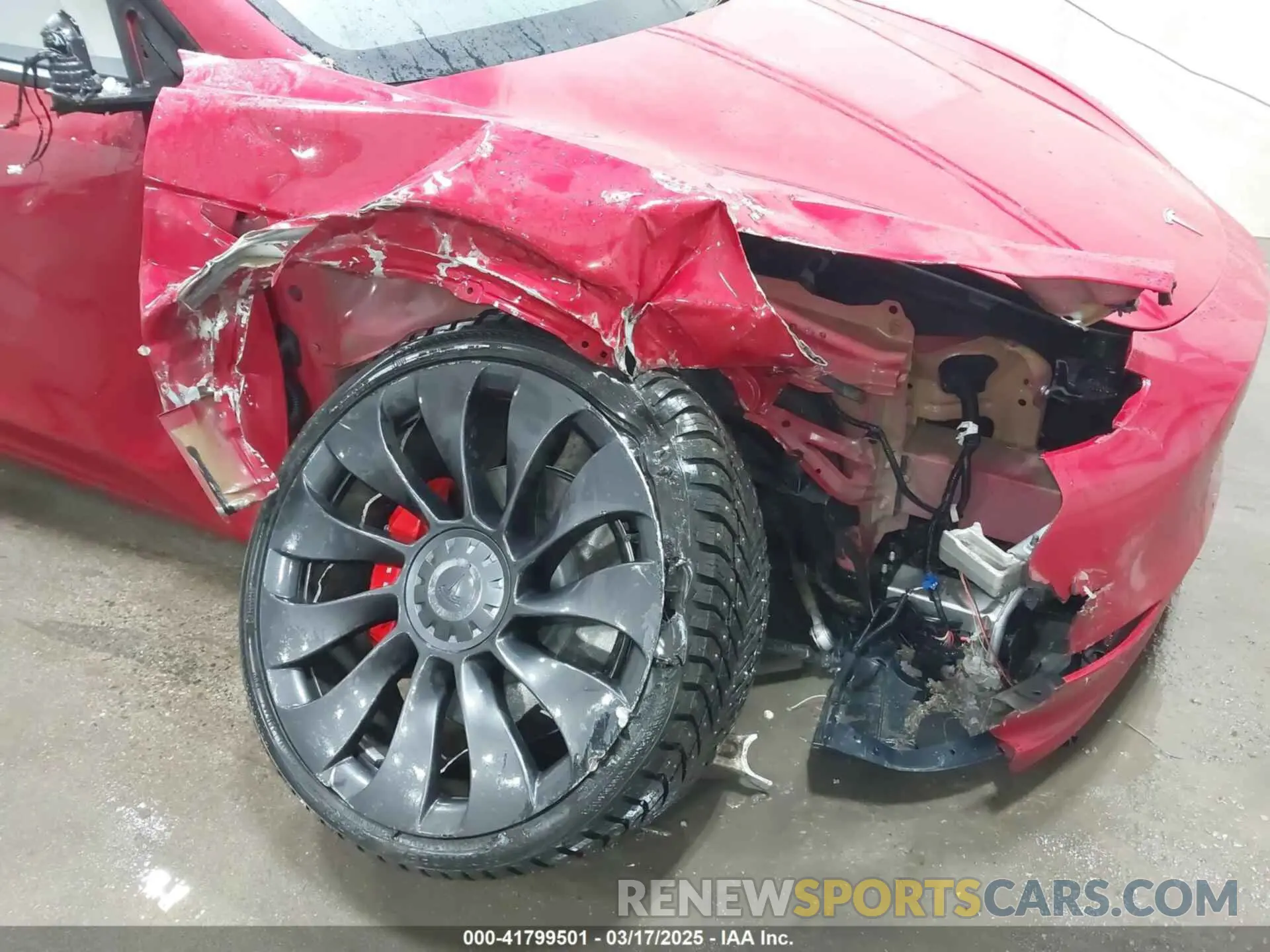 6 Фотография поврежденного автомобиля 7SAYGDEF8PF586142 TESLA MODEL Y 2023