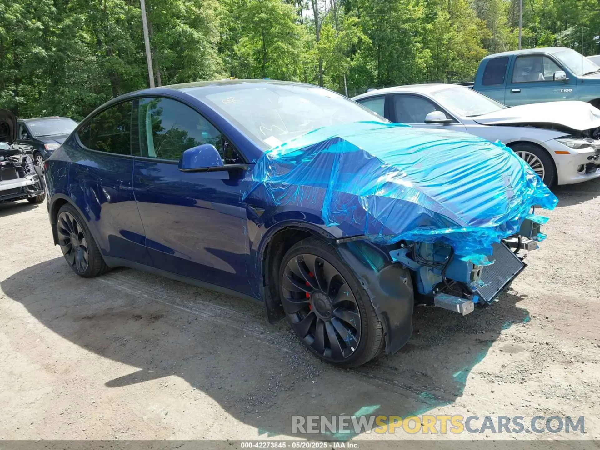 1 Photograph of a damaged car 7SAYGDEF8PF592152 TESLA MODEL Y 2023