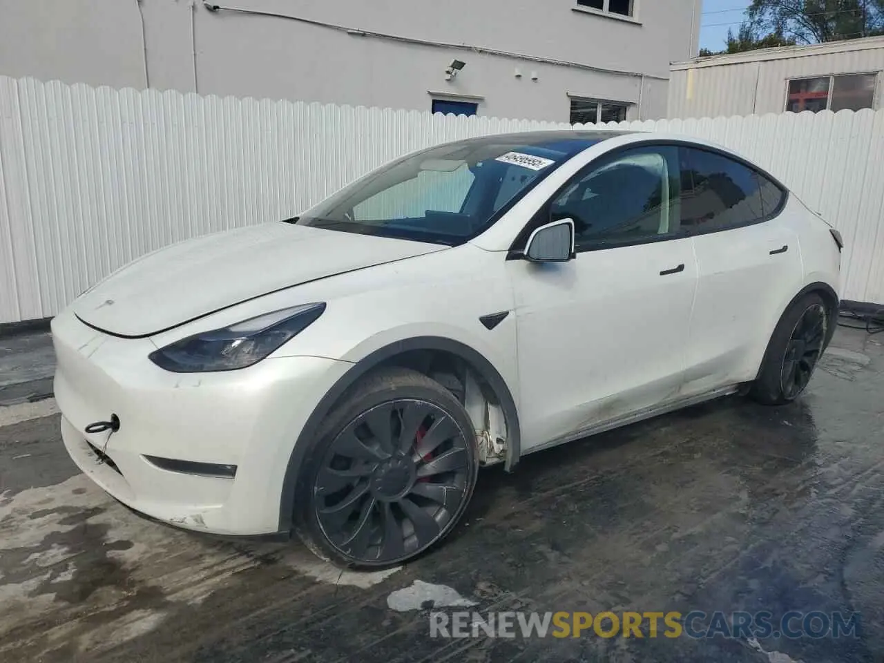 1 Фотография поврежденного автомобиля 7SAYGDEF8PF595178 TESLA MODEL Y 2023