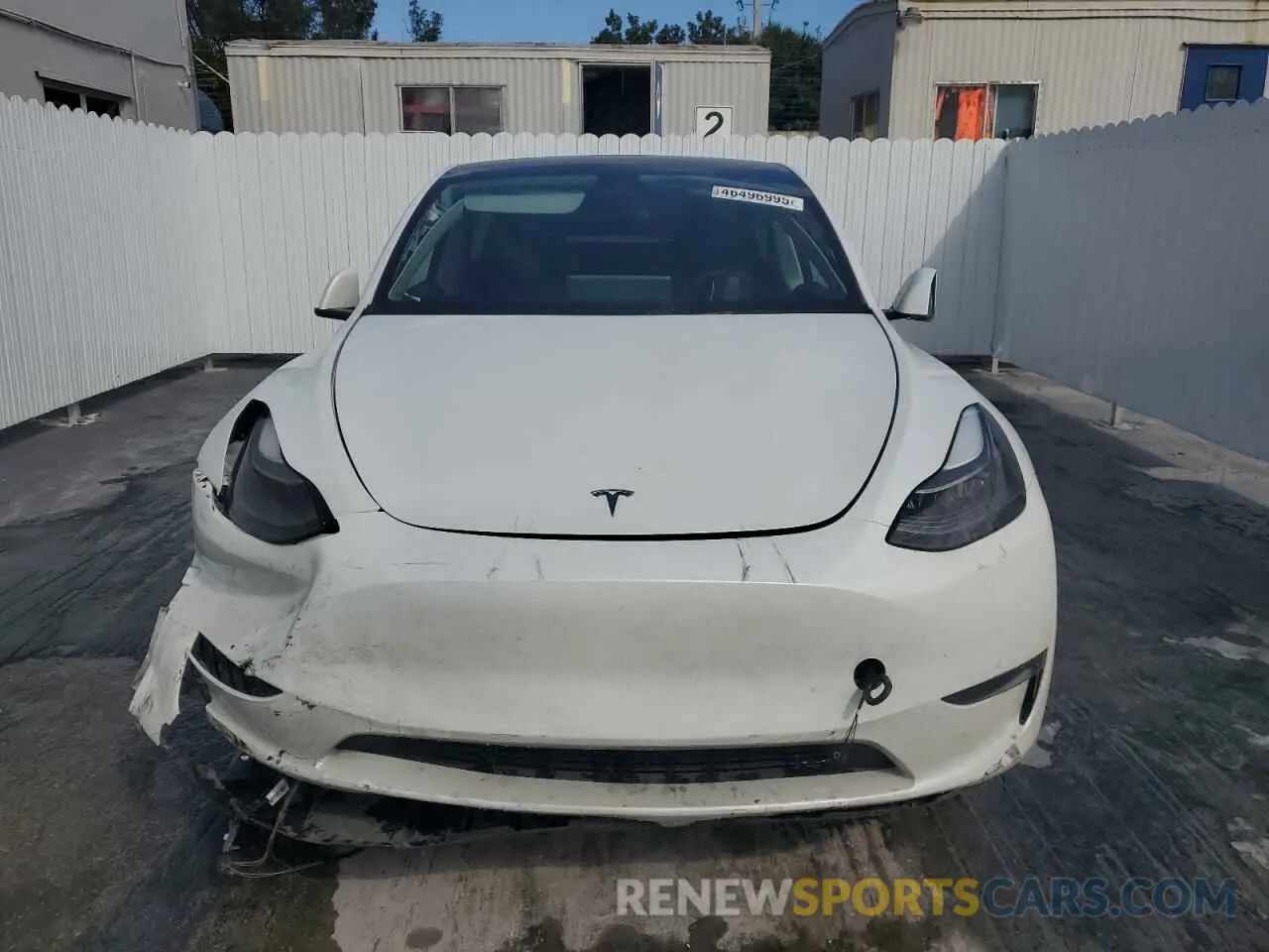5 Фотография поврежденного автомобиля 7SAYGDEF8PF595178 TESLA MODEL Y 2023