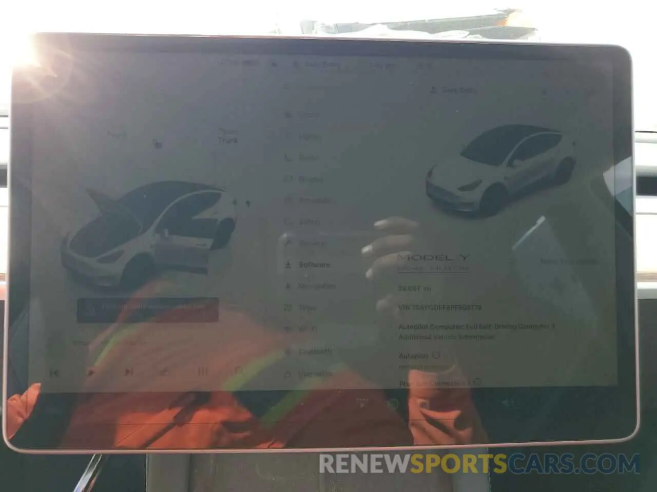 9 Фотография поврежденного автомобиля 7SAYGDEF8PF595178 TESLA MODEL Y 2023