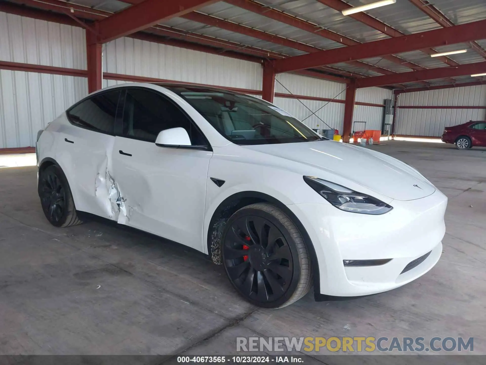 1 Photograph of a damaged car 7SAYGDEF8PF740641 TESLA MODEL Y 2023
