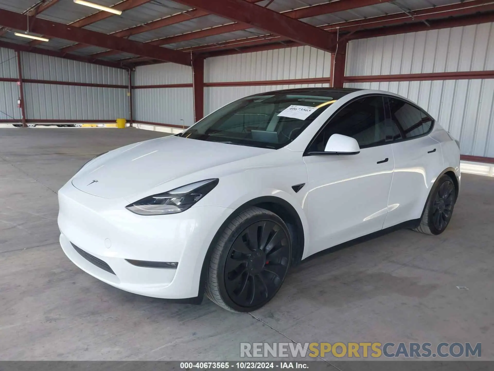 2 Photograph of a damaged car 7SAYGDEF8PF740641 TESLA MODEL Y 2023