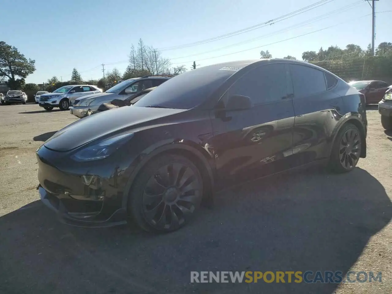 1 Photograph of a damaged car 7SAYGDEF8PF776345 TESLA MODEL Y 2023
