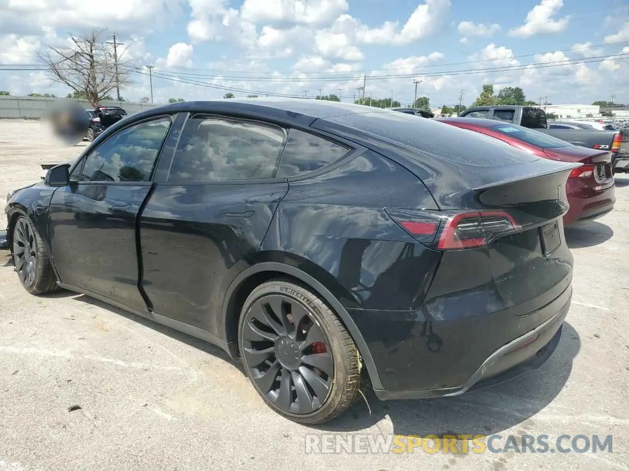 2 Фотография поврежденного автомобиля 7SAYGDEF8PF801048 TESLA MODEL Y 2023