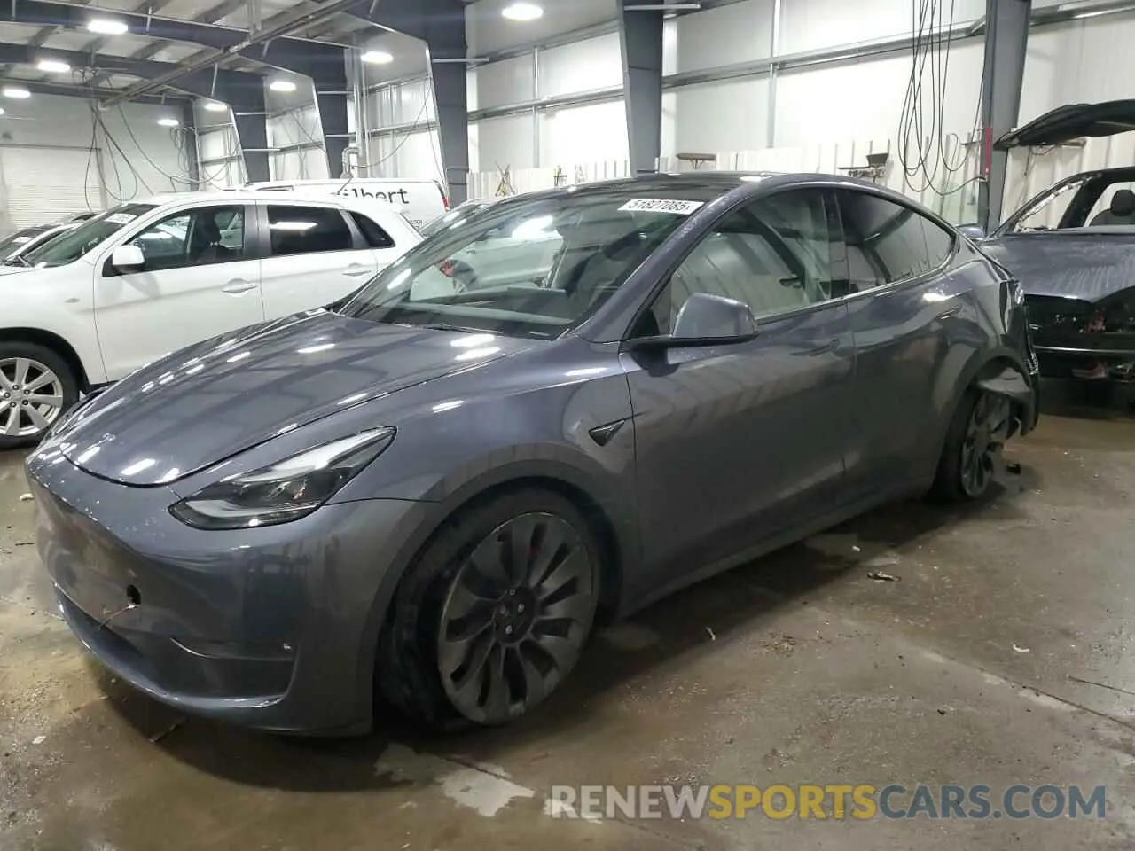 1 Photograph of a damaged car 7SAYGDEF8PF833109 TESLA MODEL Y 2023