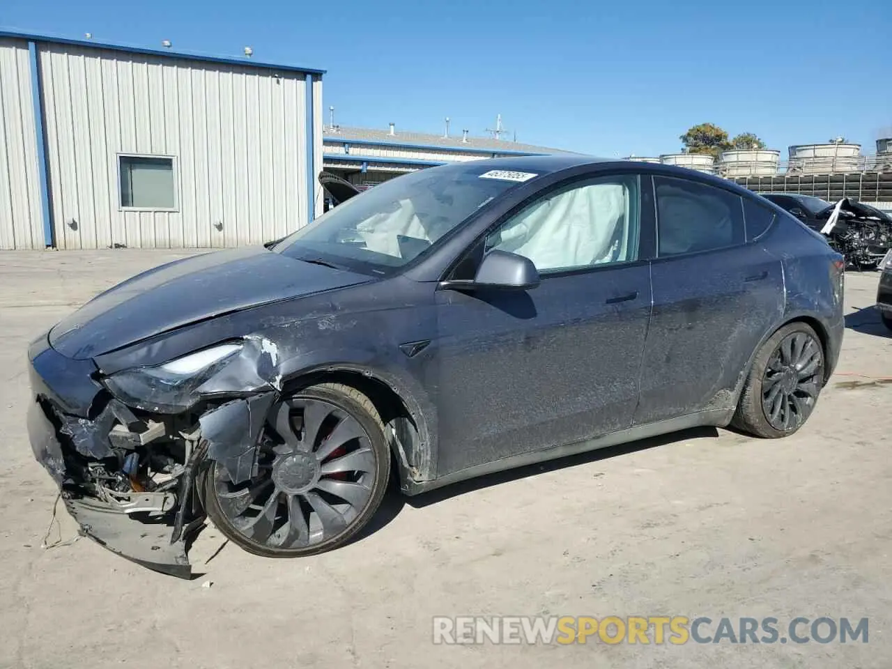 1 Фотография поврежденного автомобиля 7SAYGDEF8PF902588 TESLA MODEL Y 2023