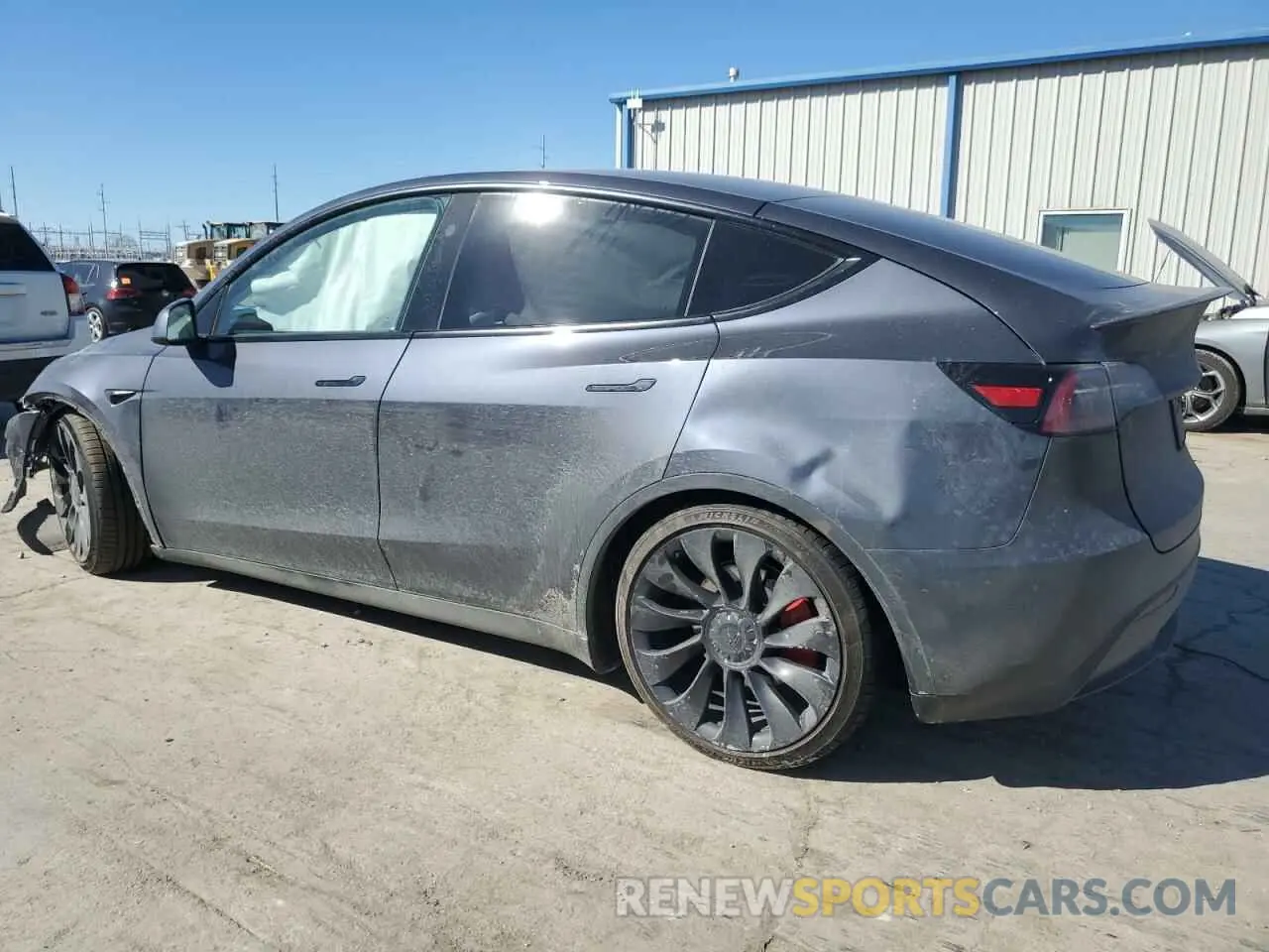 2 Фотография поврежденного автомобиля 7SAYGDEF8PF902588 TESLA MODEL Y 2023