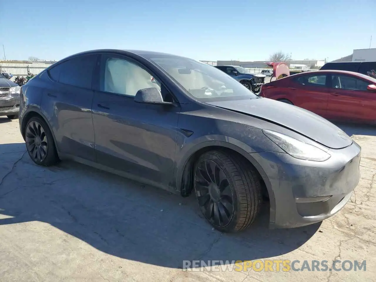 4 Фотография поврежденного автомобиля 7SAYGDEF8PF902588 TESLA MODEL Y 2023