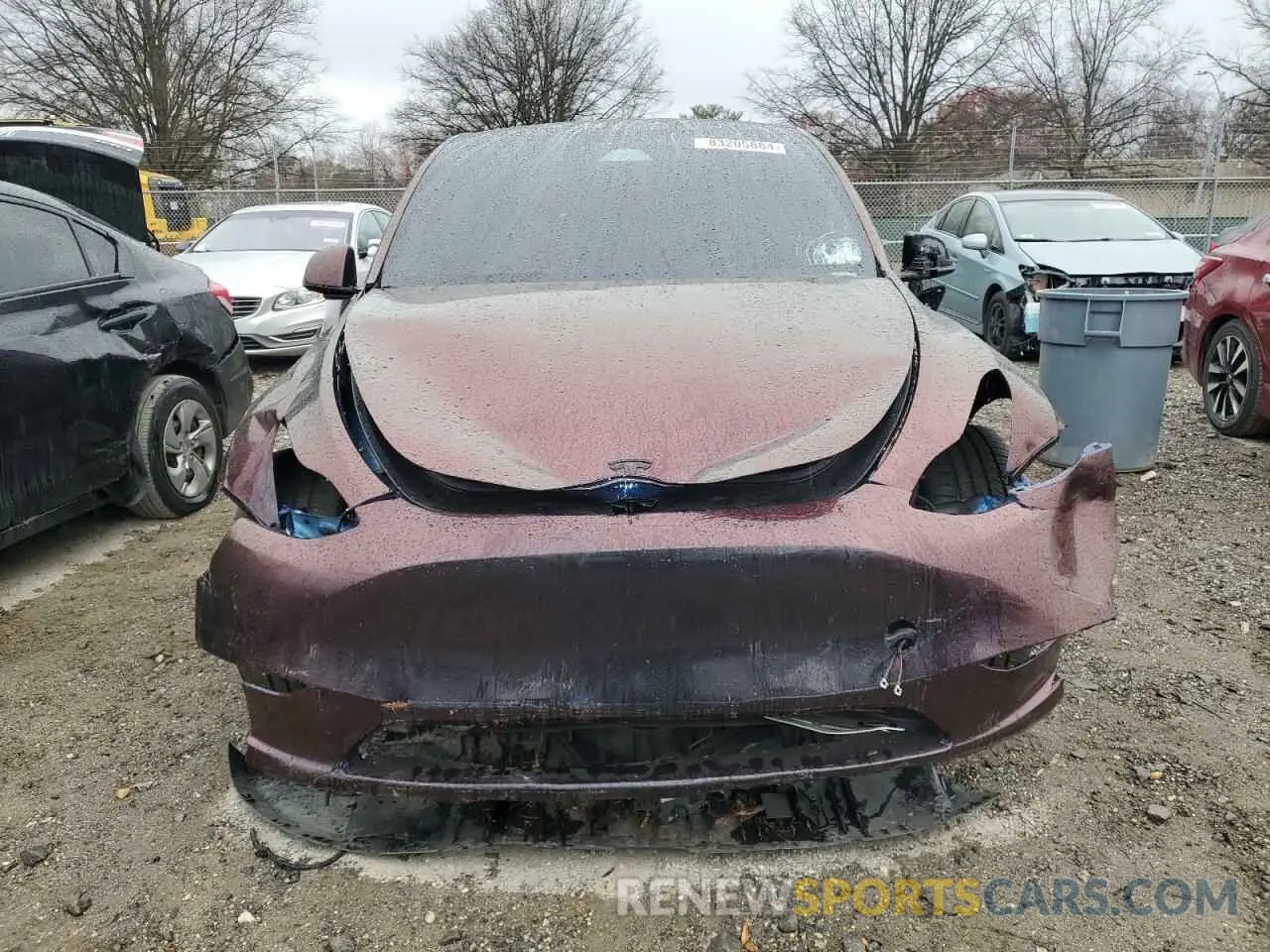 5 Photograph of a damaged car 7SAYGDEF8PF904308 TESLA MODEL Y 2023
