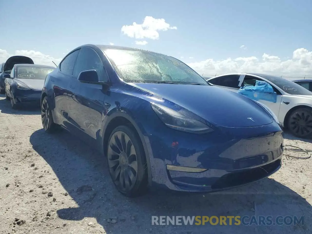 4 Фотография поврежденного автомобиля 7SAYGDEF9PF633369 TESLA MODEL Y 2023