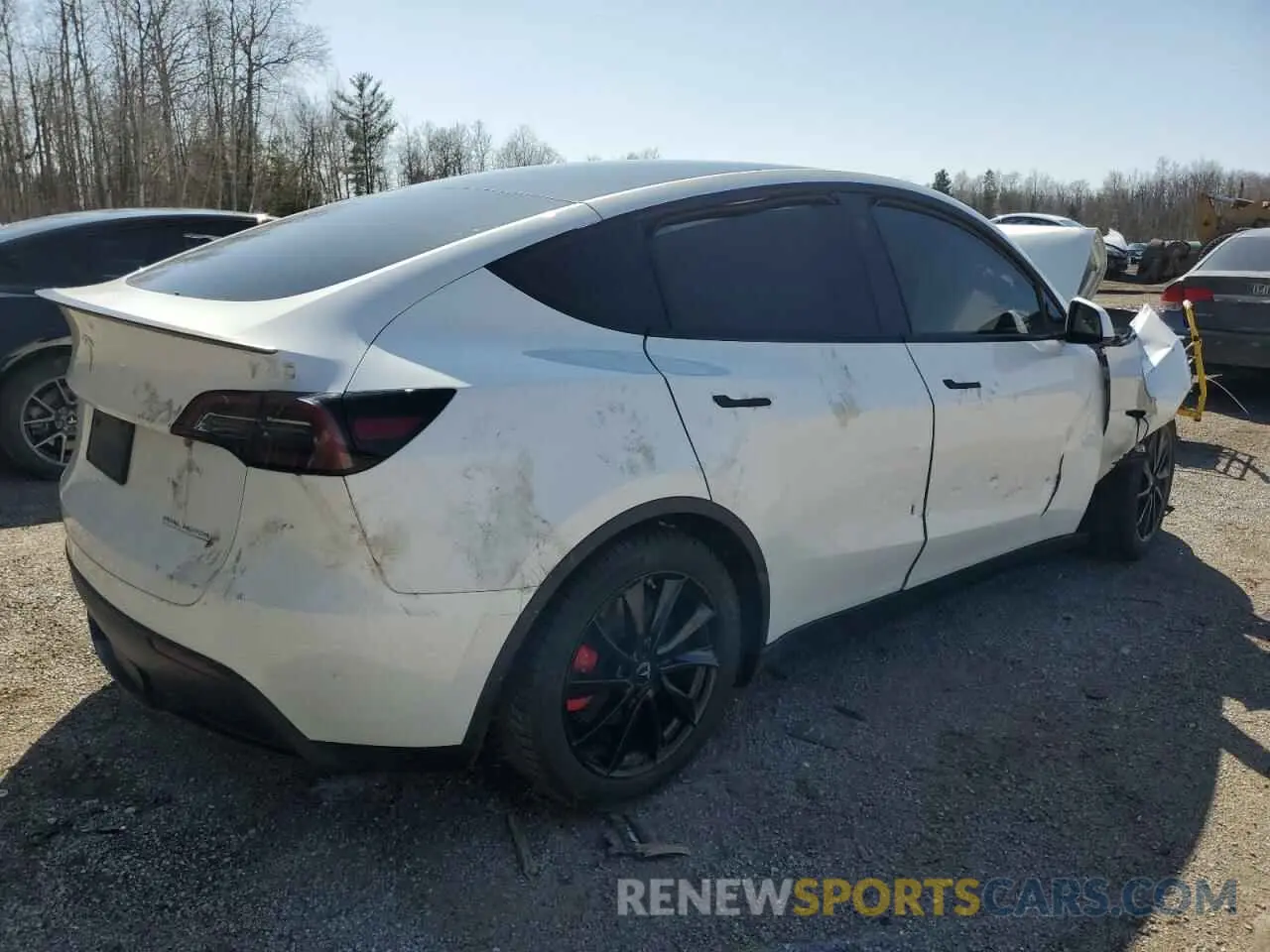3 Photograph of a damaged car 7SAYGDEF9PF682684 TESLA MODEL Y 2023
