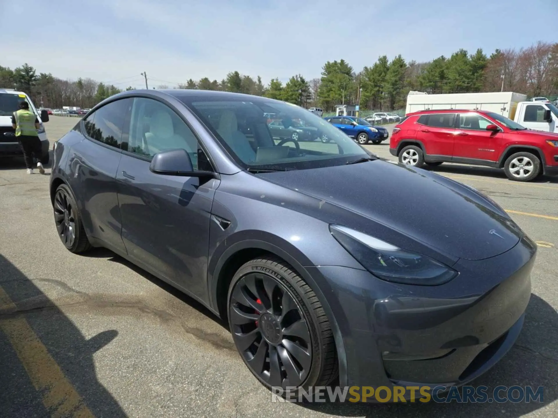 2 Фотография поврежденного автомобиля 7SAYGDEF9PF700567 TESLA MODEL Y 2023