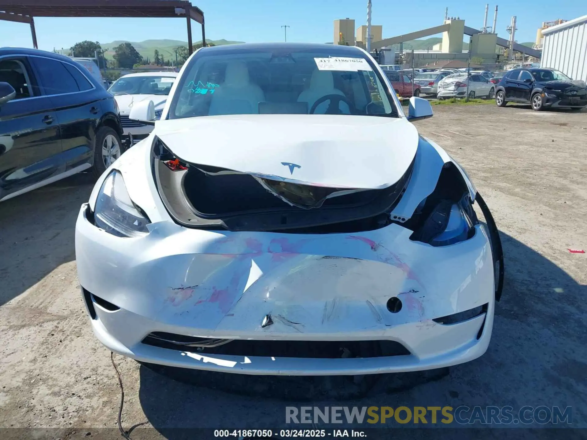 13 Фотография поврежденного автомобиля 7SAYGDEF9PF787497 TESLA MODEL Y 2023
