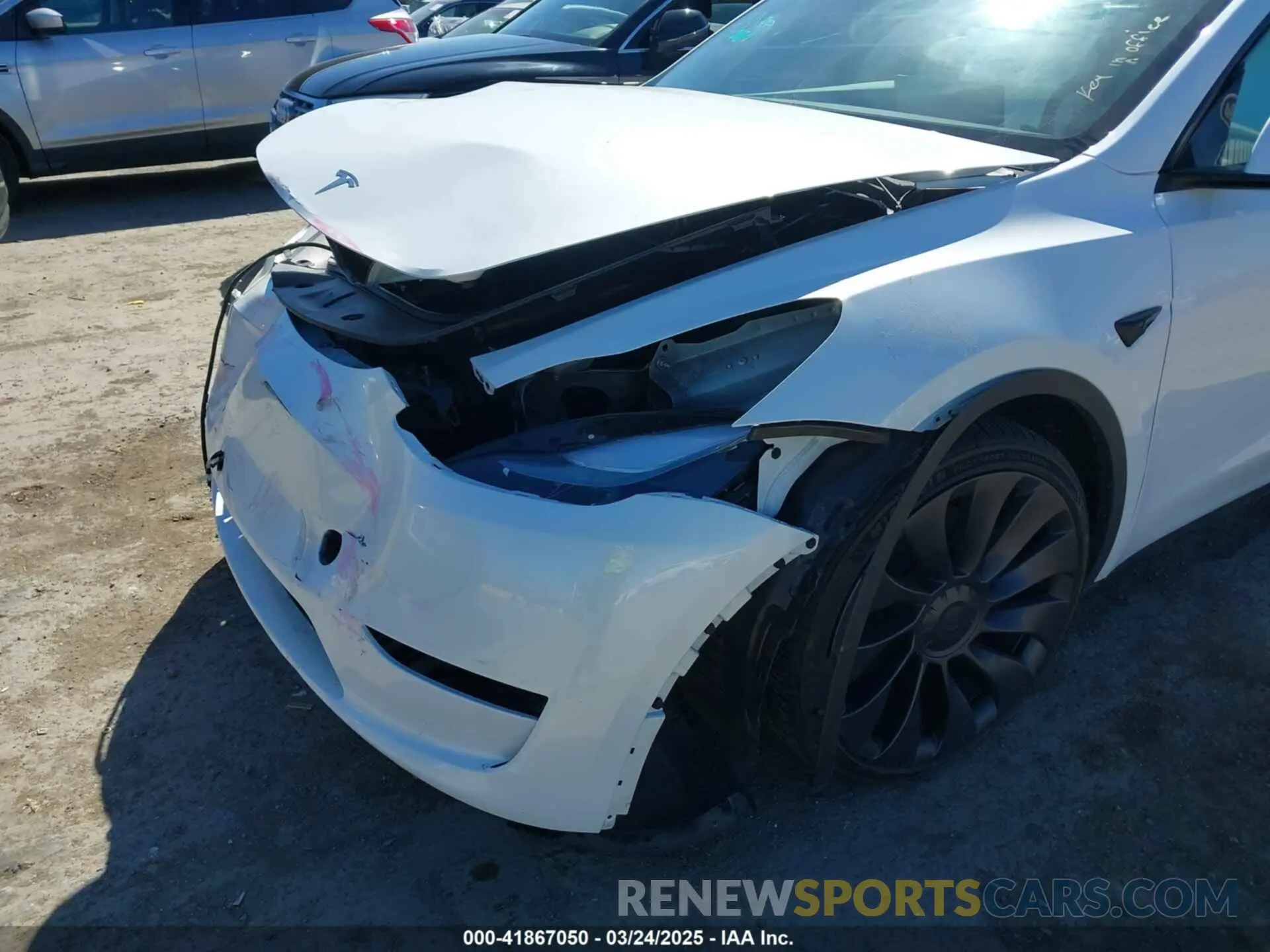 6 Фотография поврежденного автомобиля 7SAYGDEF9PF787497 TESLA MODEL Y 2023