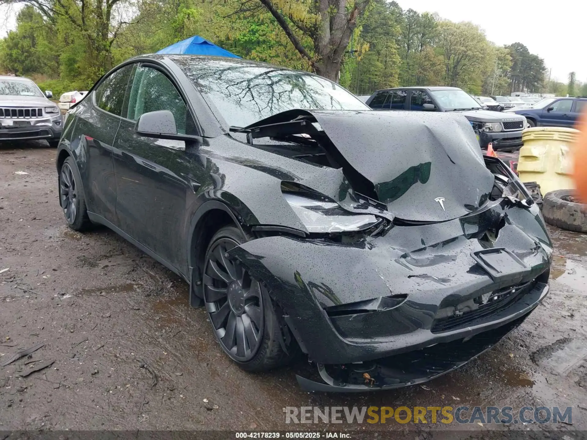 1 Фотография поврежденного автомобиля 7SAYGDEF9PF838514 TESLA MODEL Y 2023