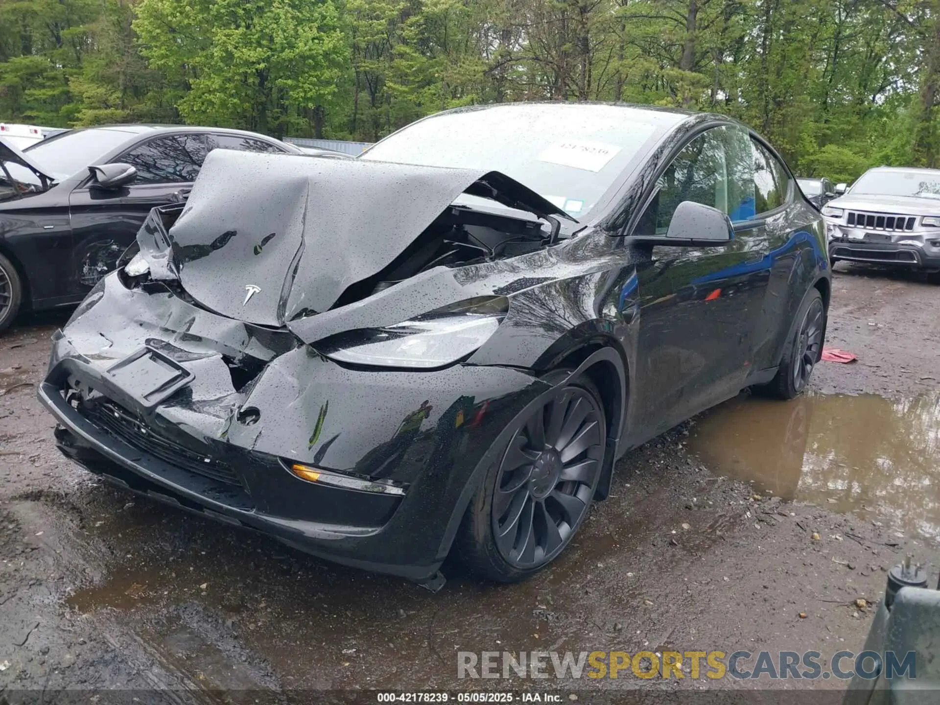 2 Фотография поврежденного автомобиля 7SAYGDEF9PF838514 TESLA MODEL Y 2023