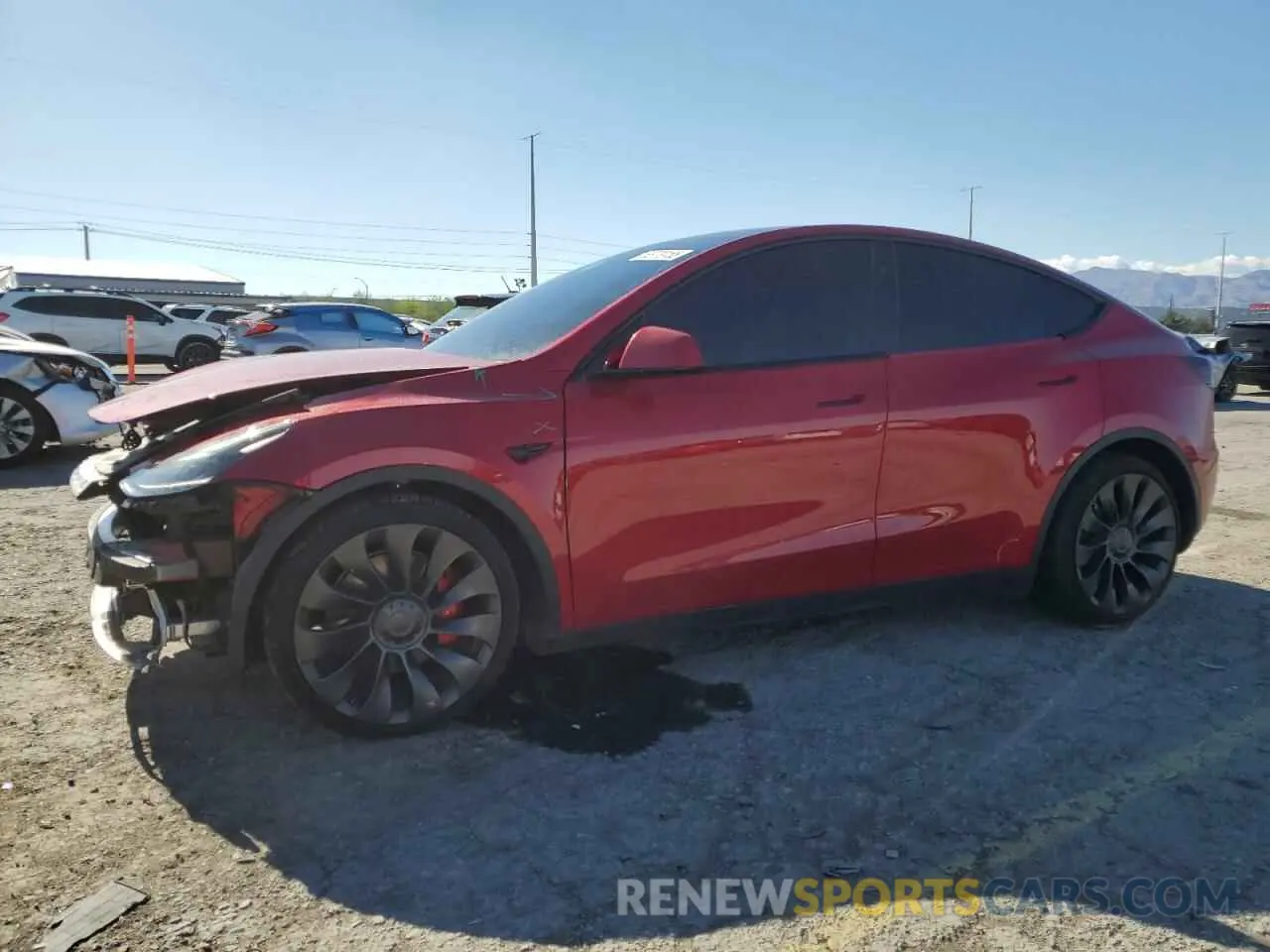 1 Photograph of a damaged car 7SAYGDEF9PF920016 TESLA MODEL Y 2023