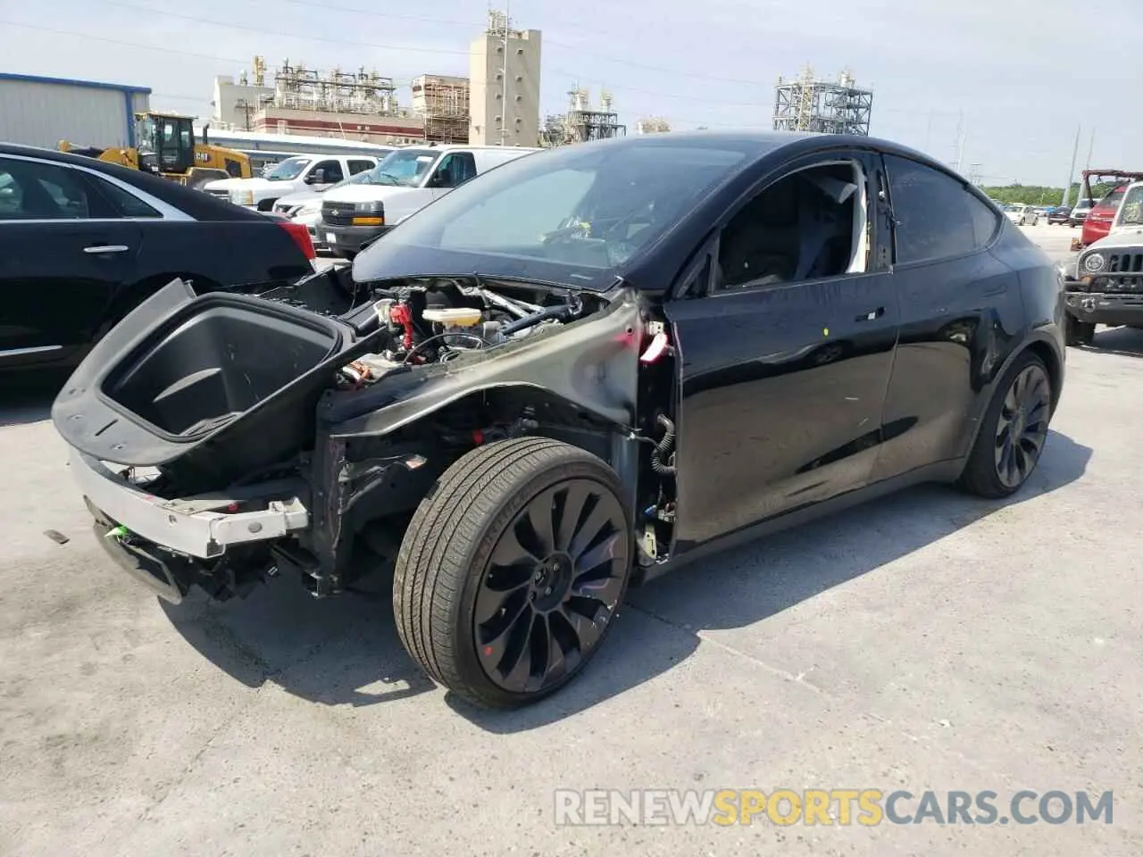 1 Photograph of a damaged car 7SAYGDEF9PF947667 TESLA MODEL Y 2023