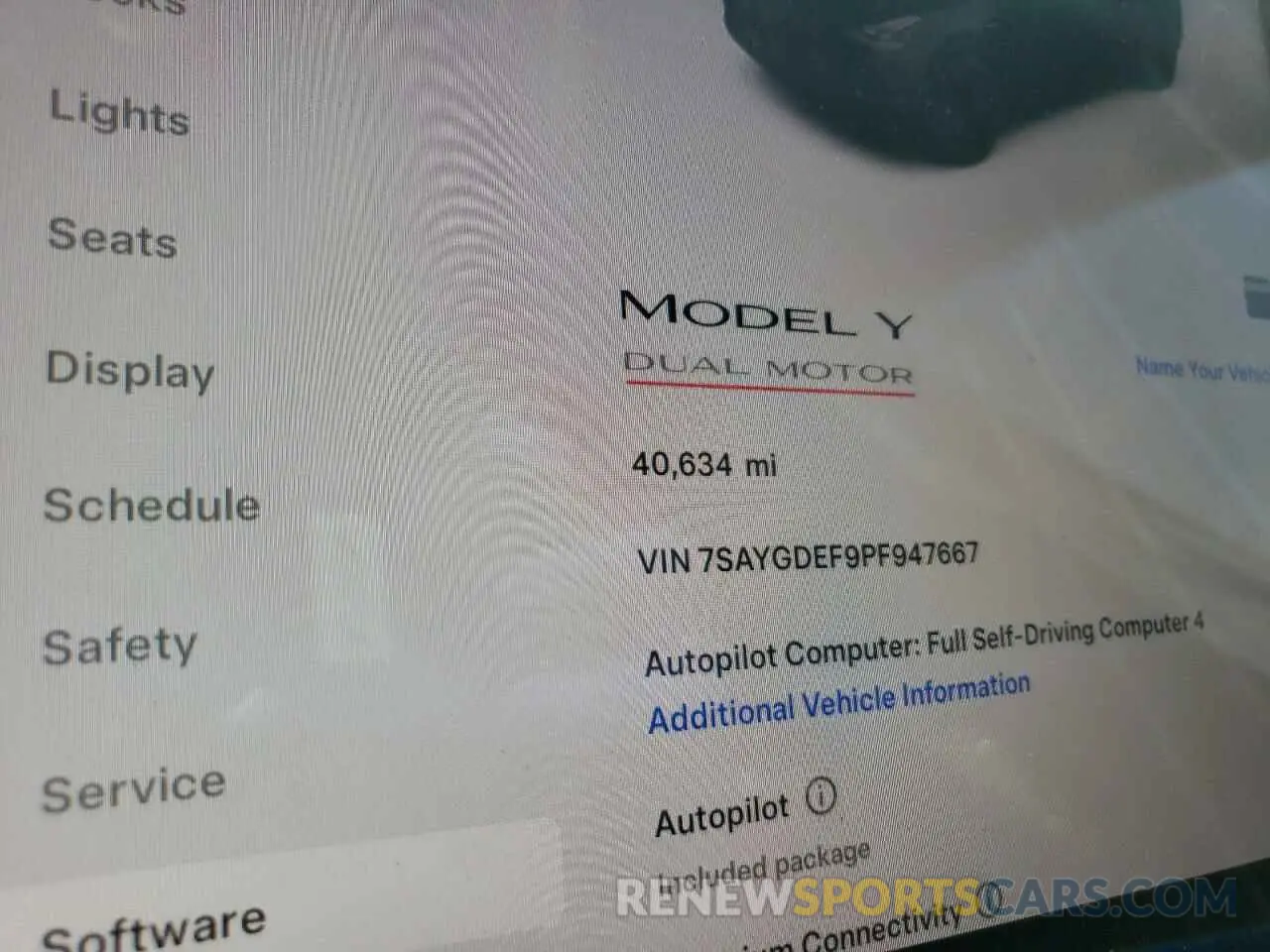 9 Photograph of a damaged car 7SAYGDEF9PF947667 TESLA MODEL Y 2023