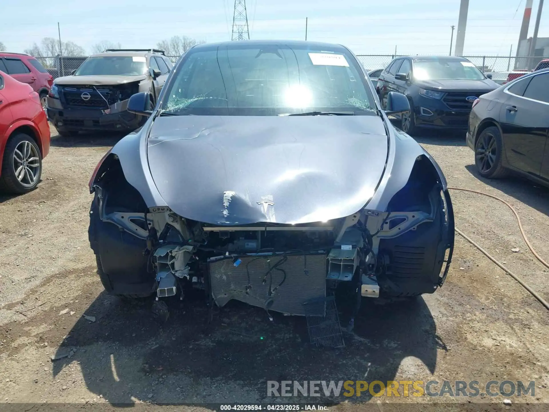 6 Фотография поврежденного автомобиля 7SAYGDEF9PF972200 TESLA MODEL Y 2023