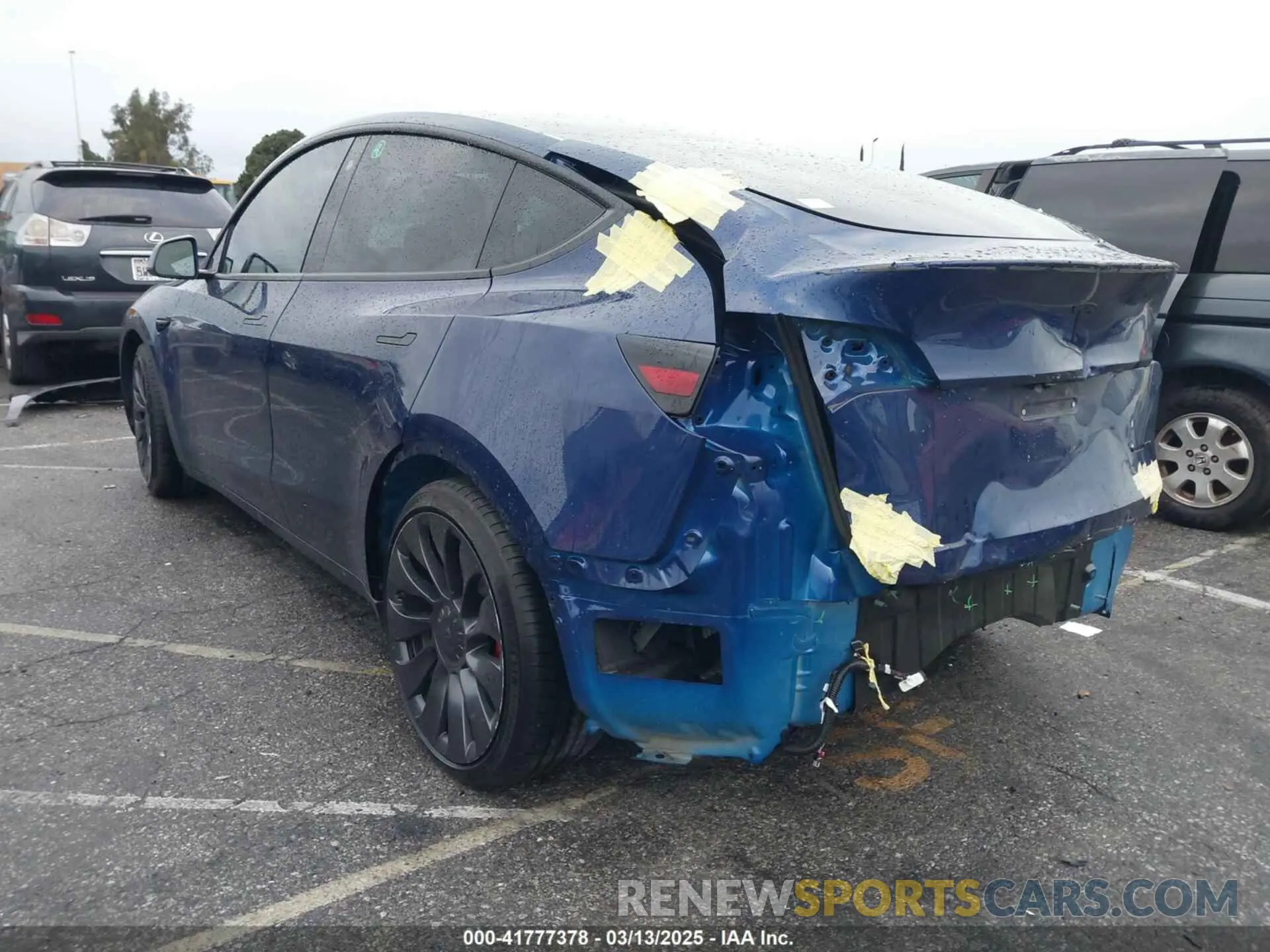 3 Фотография поврежденного автомобиля 7SAYGDEFOPF659620 TESLA MODEL Y 2023