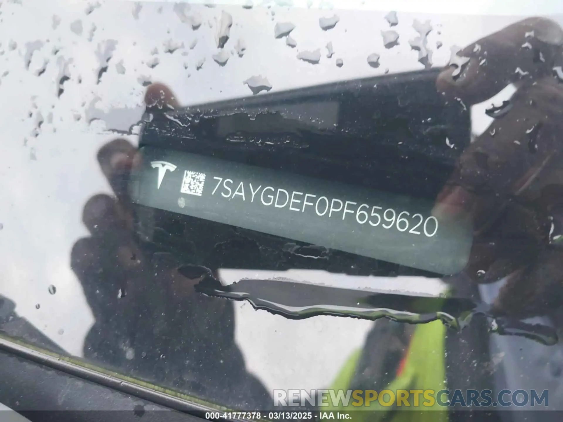 9 Фотография поврежденного автомобиля 7SAYGDEFOPF659620 TESLA MODEL Y 2023