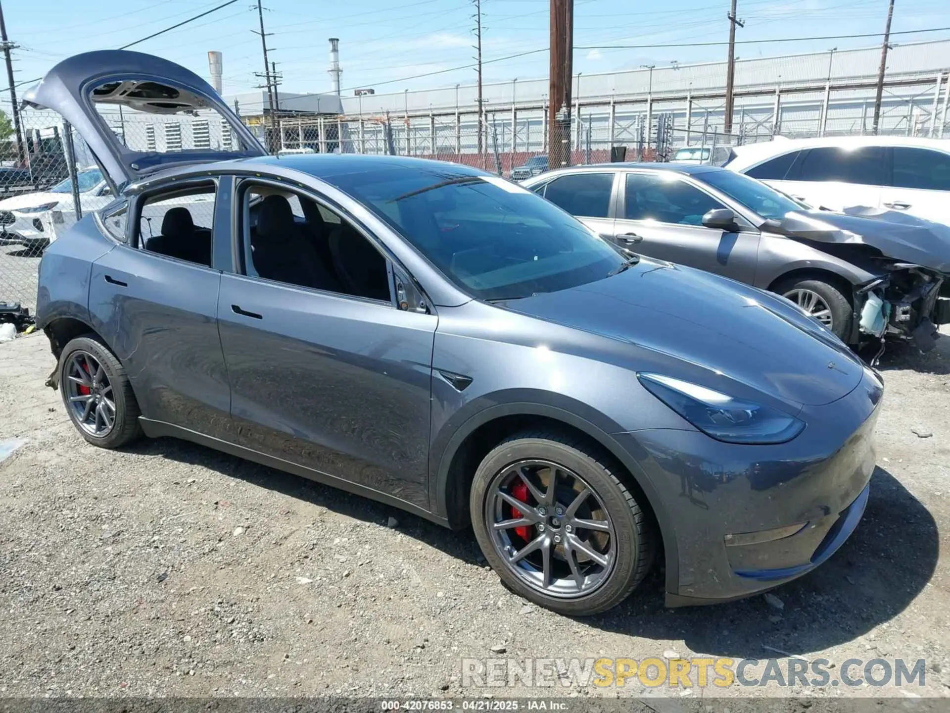 1 Фотография поврежденного автомобиля 7SAYGDEFXPF618668 TESLA MODEL Y 2023