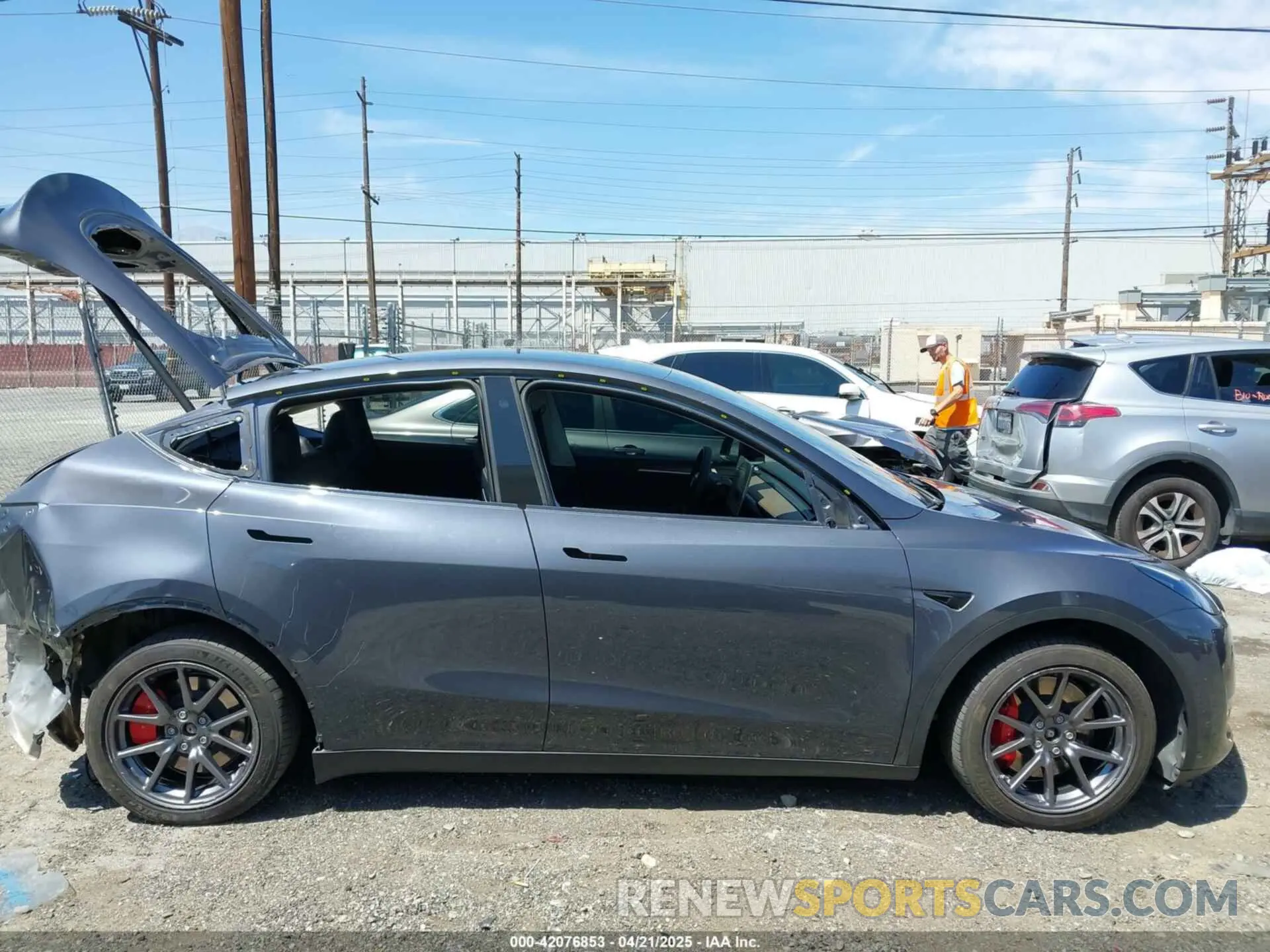 14 Фотография поврежденного автомобиля 7SAYGDEFXPF618668 TESLA MODEL Y 2023