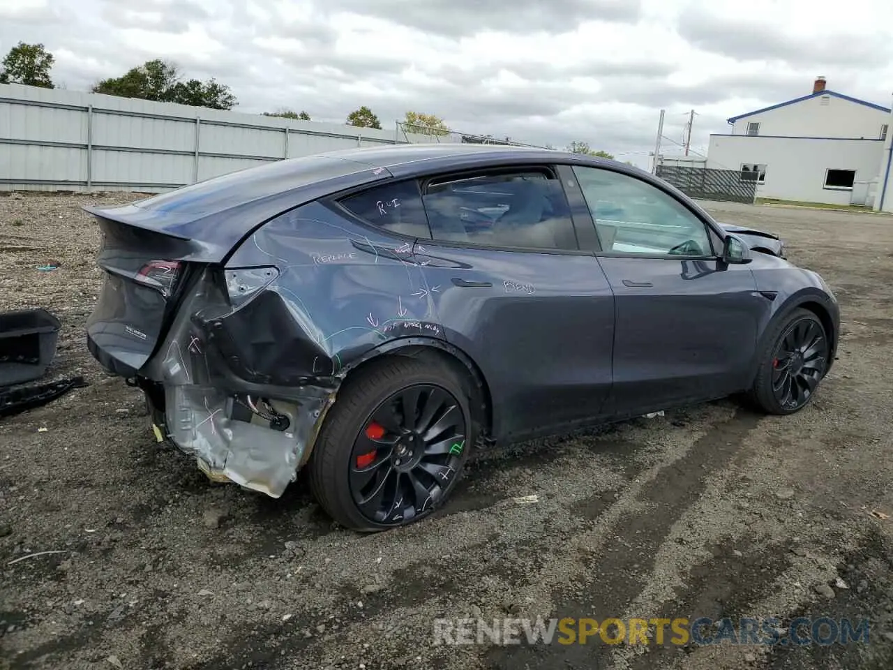 3 Фотография поврежденного автомобиля 7SAYGDEFXPF644994 TESLA MODEL Y 2023