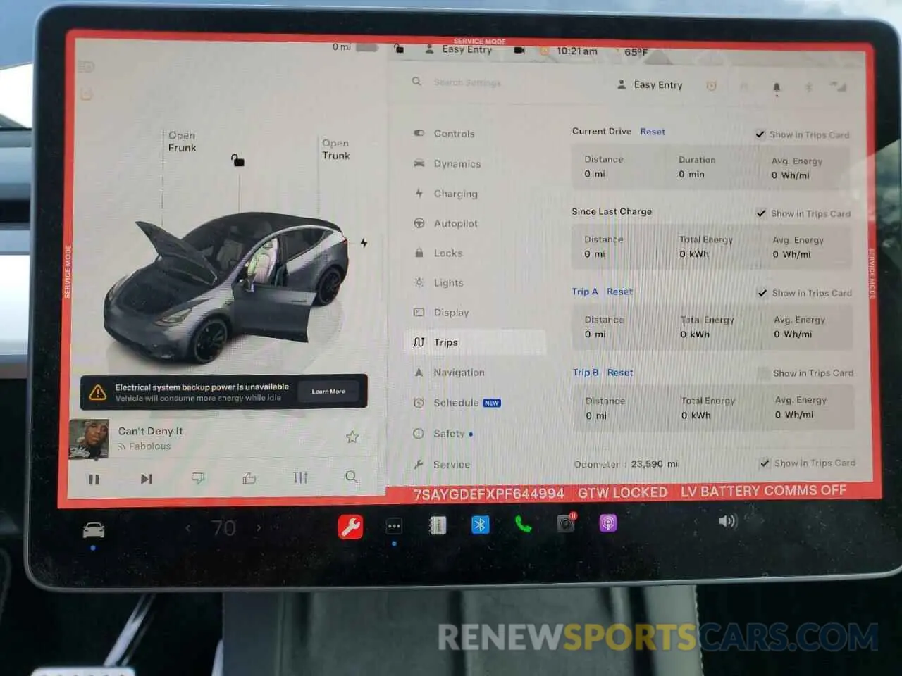 9 Фотография поврежденного автомобиля 7SAYGDEFXPF644994 TESLA MODEL Y 2023