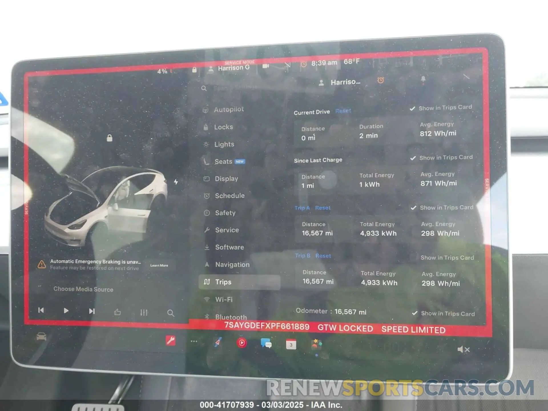 7 Фотография поврежденного автомобиля 7SAYGDEFXPF661889 TESLA MODEL Y 2023