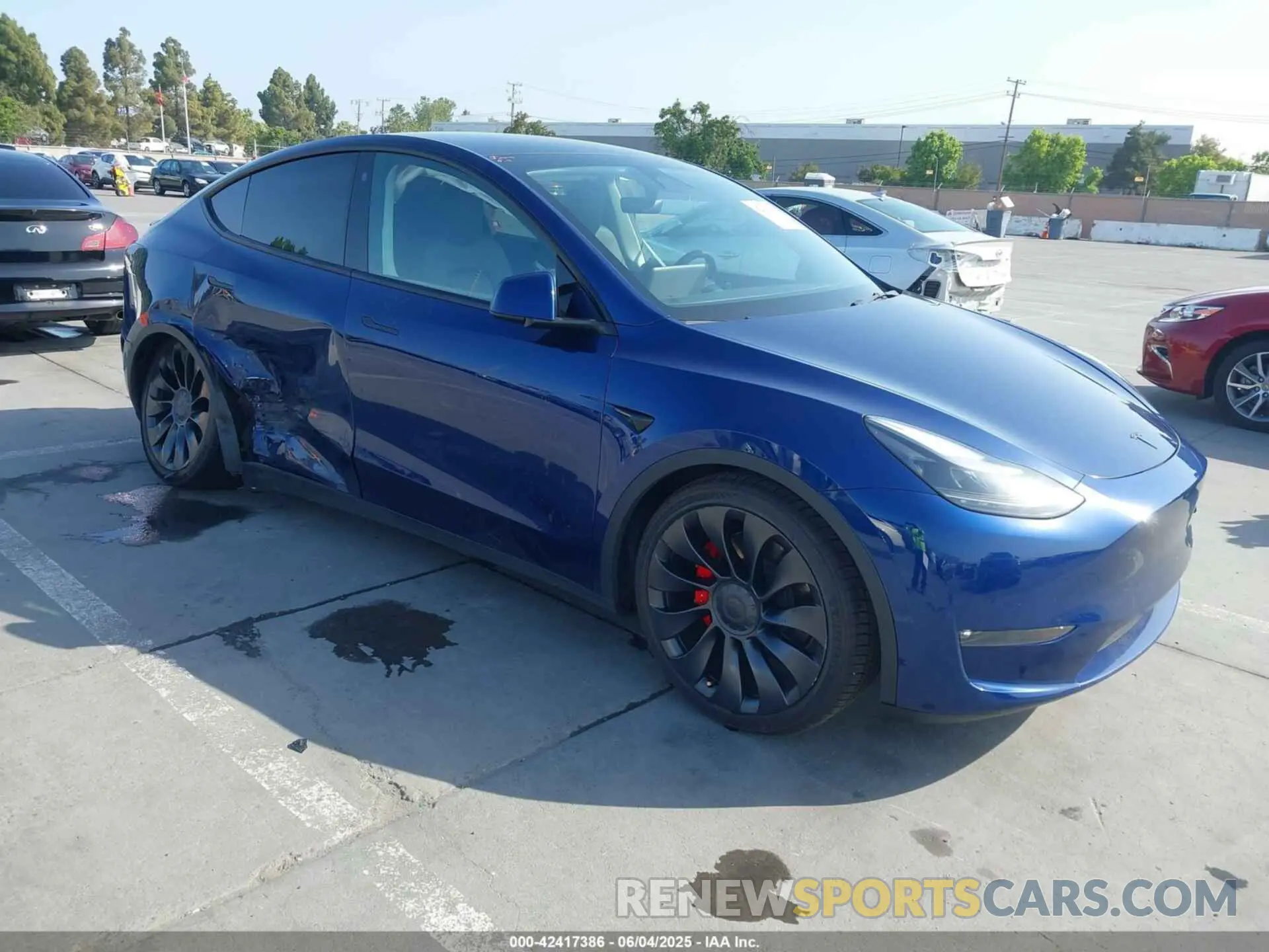 1 Photograph of a damaged car 7SAYGDEFXPF712033 TESLA MODEL Y 2023