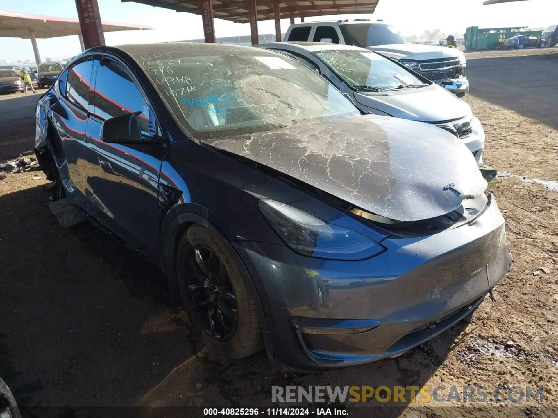 1 Photograph of a damaged car 7SAYGDEFXPF749468 TESLA MODEL Y 2023