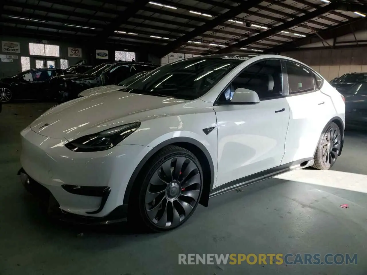1 Photograph of a damaged car 7SAYGDEFXPF777075 TESLA MODEL Y 2023