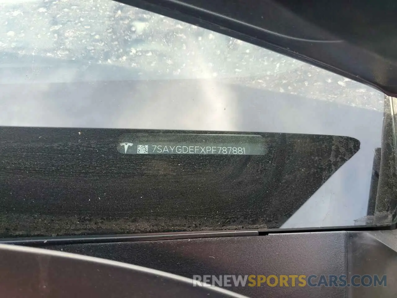 12 Photograph of a damaged car 7SAYGDEFXPF787881 TESLA MODEL Y 2023