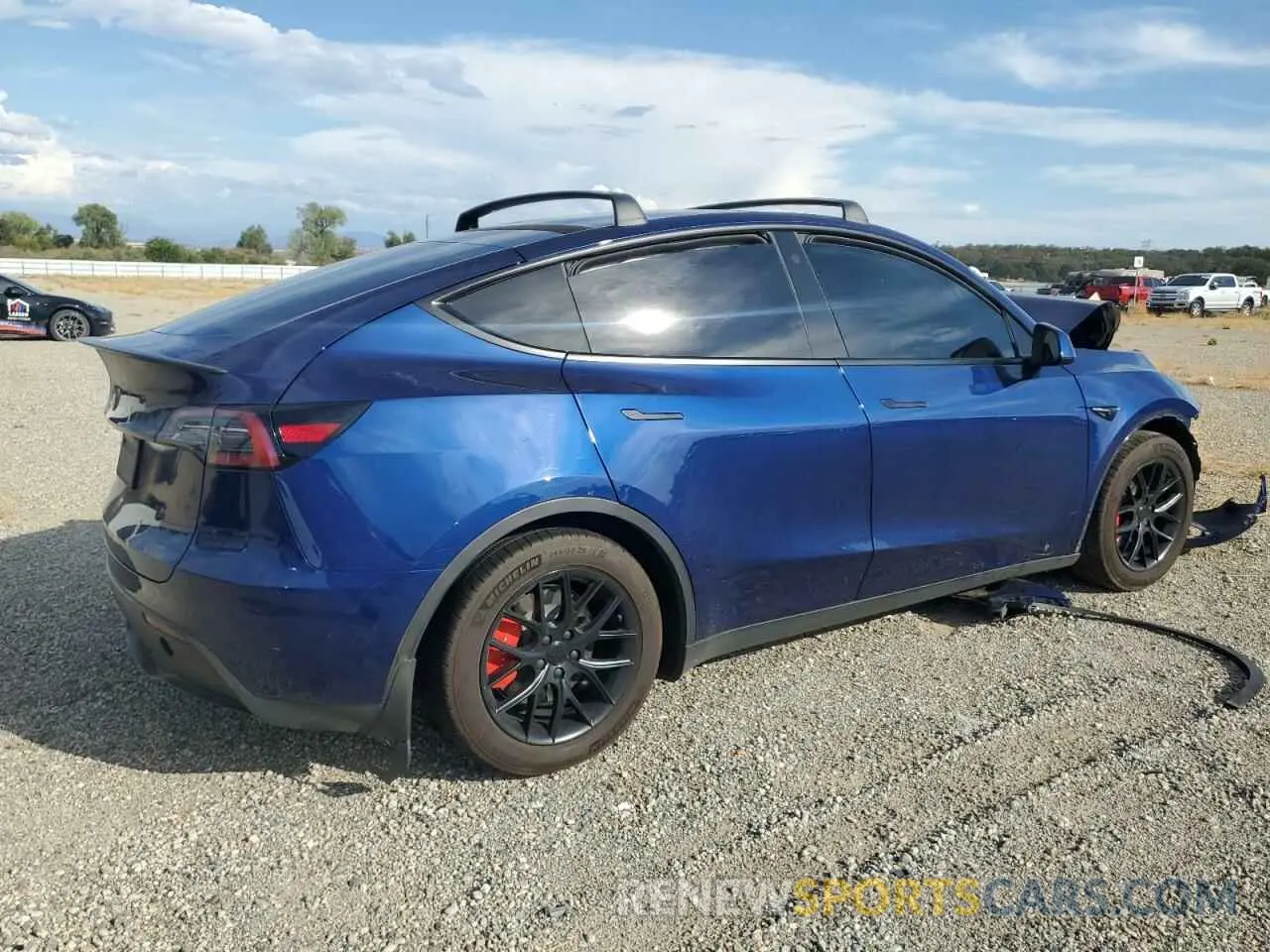 3 Photograph of a damaged car 7SAYGDEFXPF787881 TESLA MODEL Y 2023