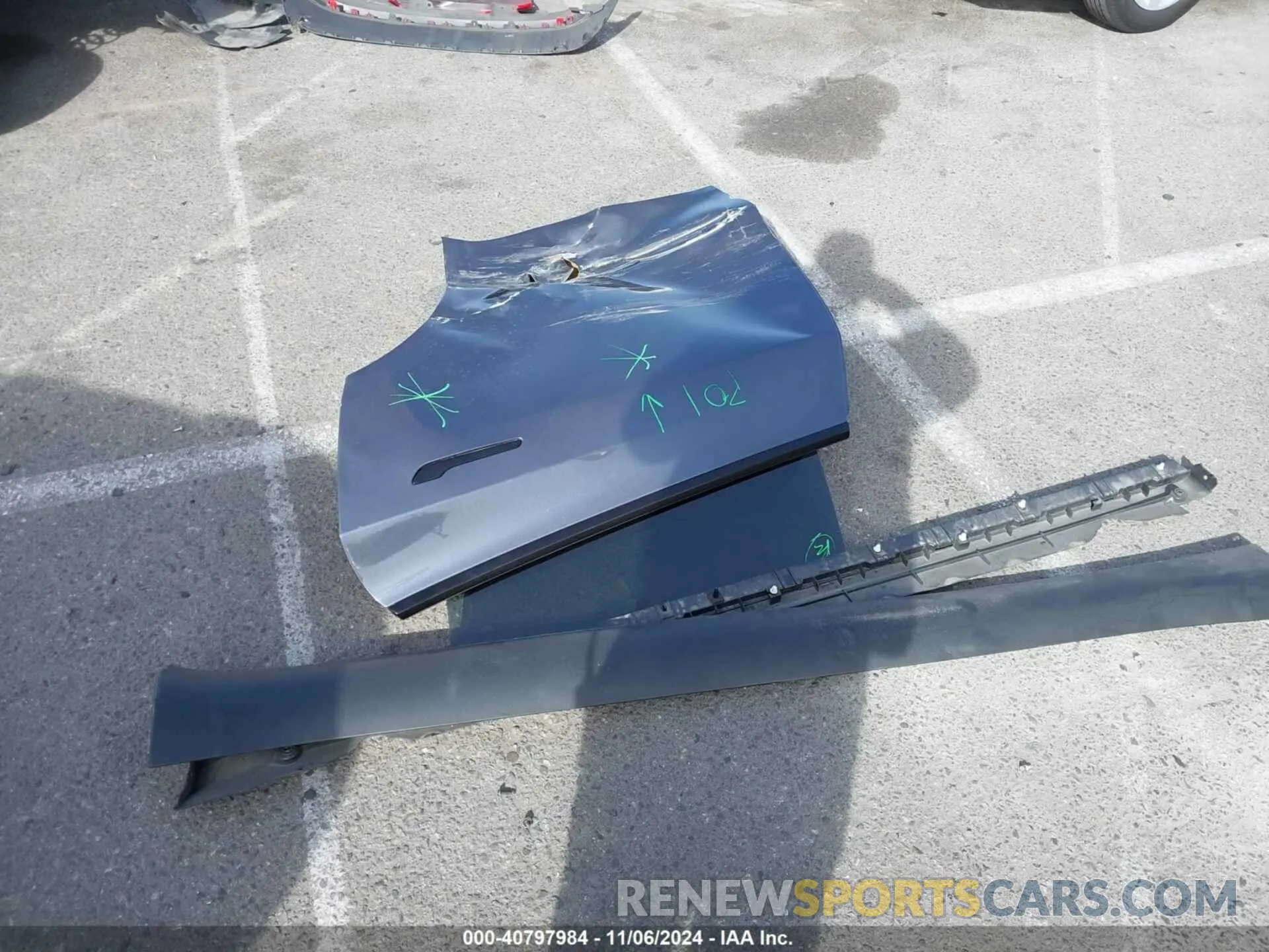 11 Photograph of a damaged car 7SAYGDEFXPF856925 TESLA MODEL Y 2023