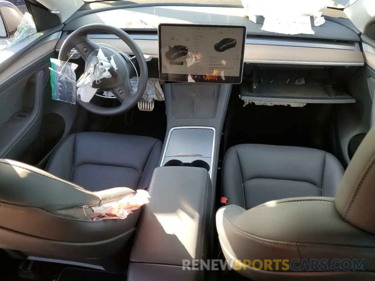 8 Photograph of a damaged car 7SAYGDEFXPF917321 TESLA MODEL Y 2023
