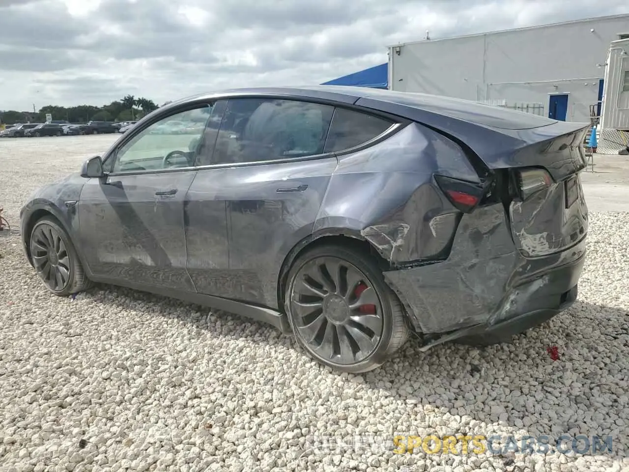 2 Photograph of a damaged car 7SAYGDEFXPF967443 TESLA MODEL Y 2023