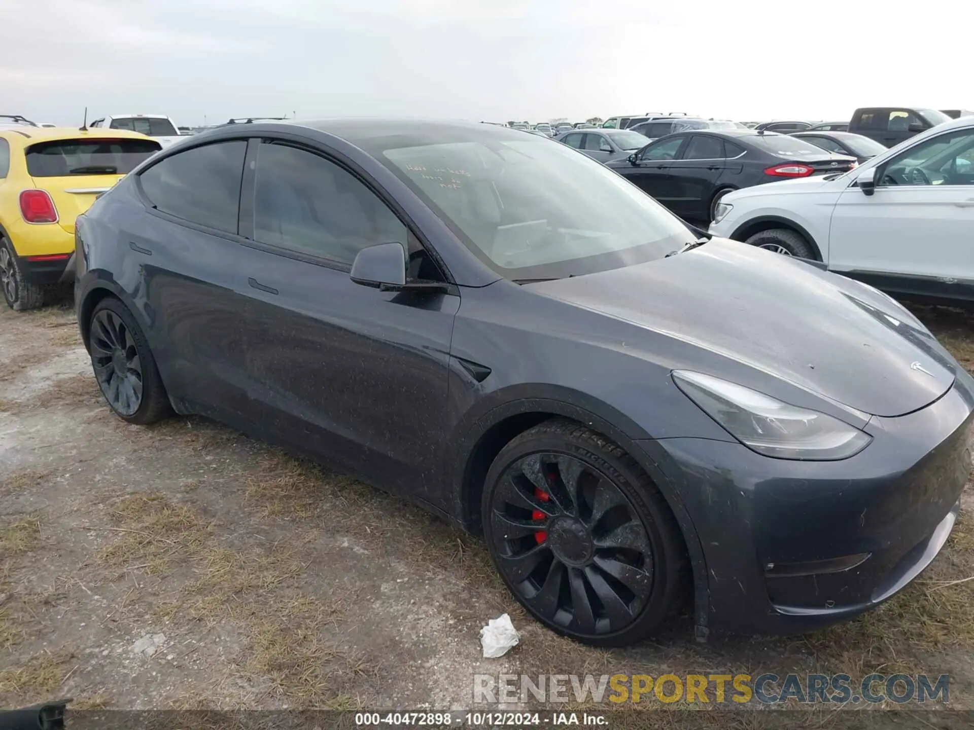 1 Photograph of a damaged car 7SAYGDEFXPF978345 TESLA MODEL Y 2023