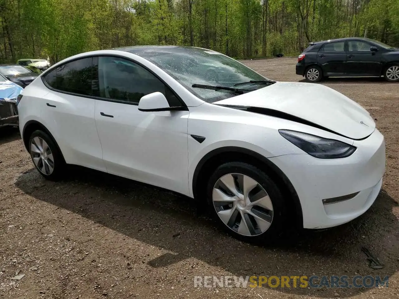 4 Фотография поврежденного автомобиля LRWYGDEE5PC266209 TESLA MODEL Y 2023
