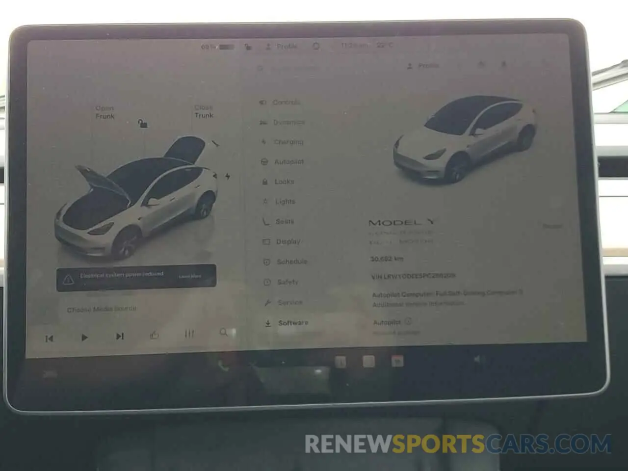 9 Фотография поврежденного автомобиля LRWYGDEE5PC266209 TESLA MODEL Y 2023