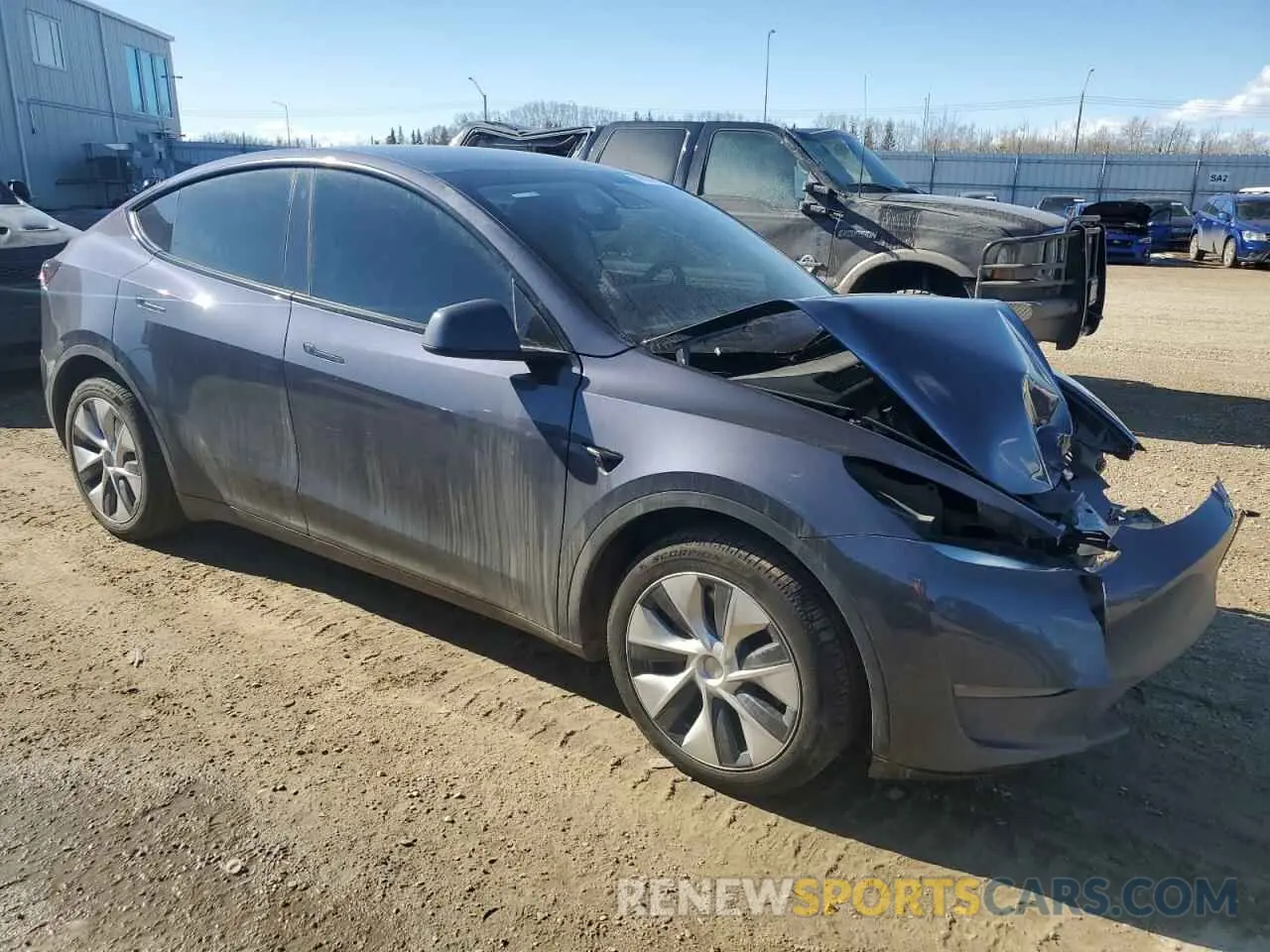 4 Photograph of a damaged car LRWYGDEE9PC266164 TESLA MODEL Y 2023
