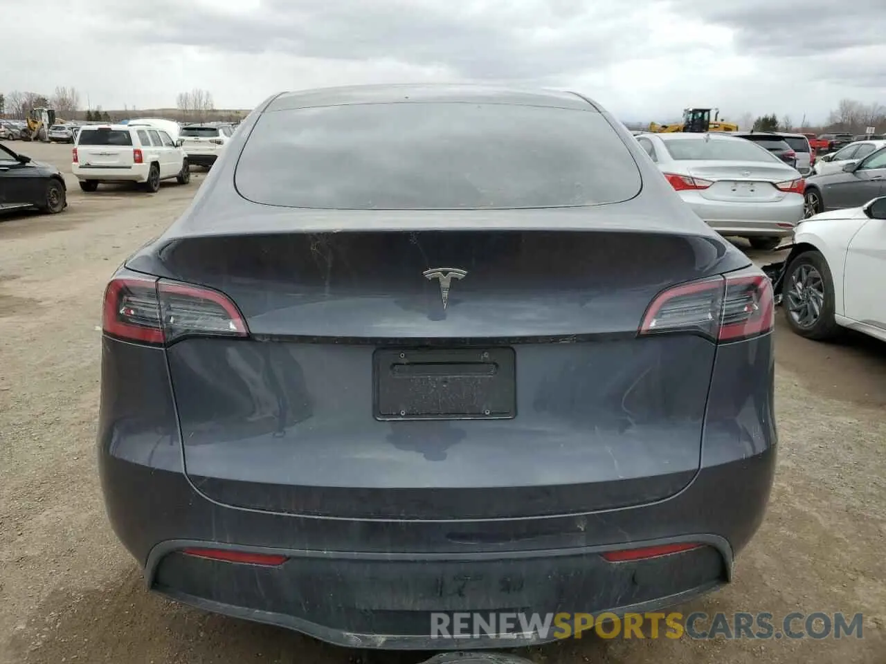 6 Фотография поврежденного автомобиля LRWYGDFD5PC164043 TESLA MODEL Y 2023