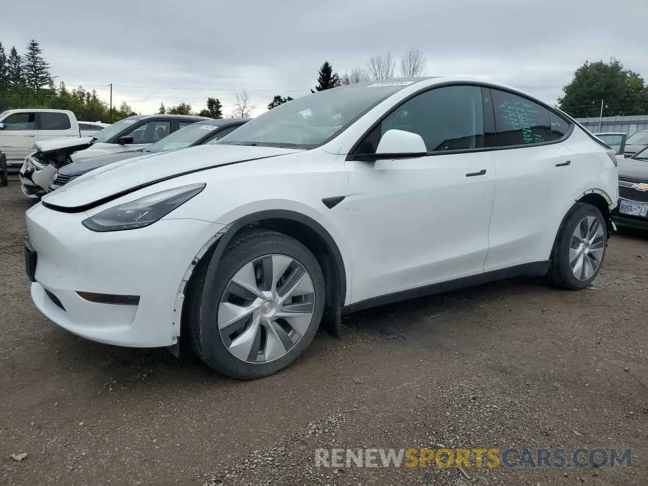 1 Photograph of a damaged car LRWYGDFD5PC901807 TESLA MODEL Y 2023