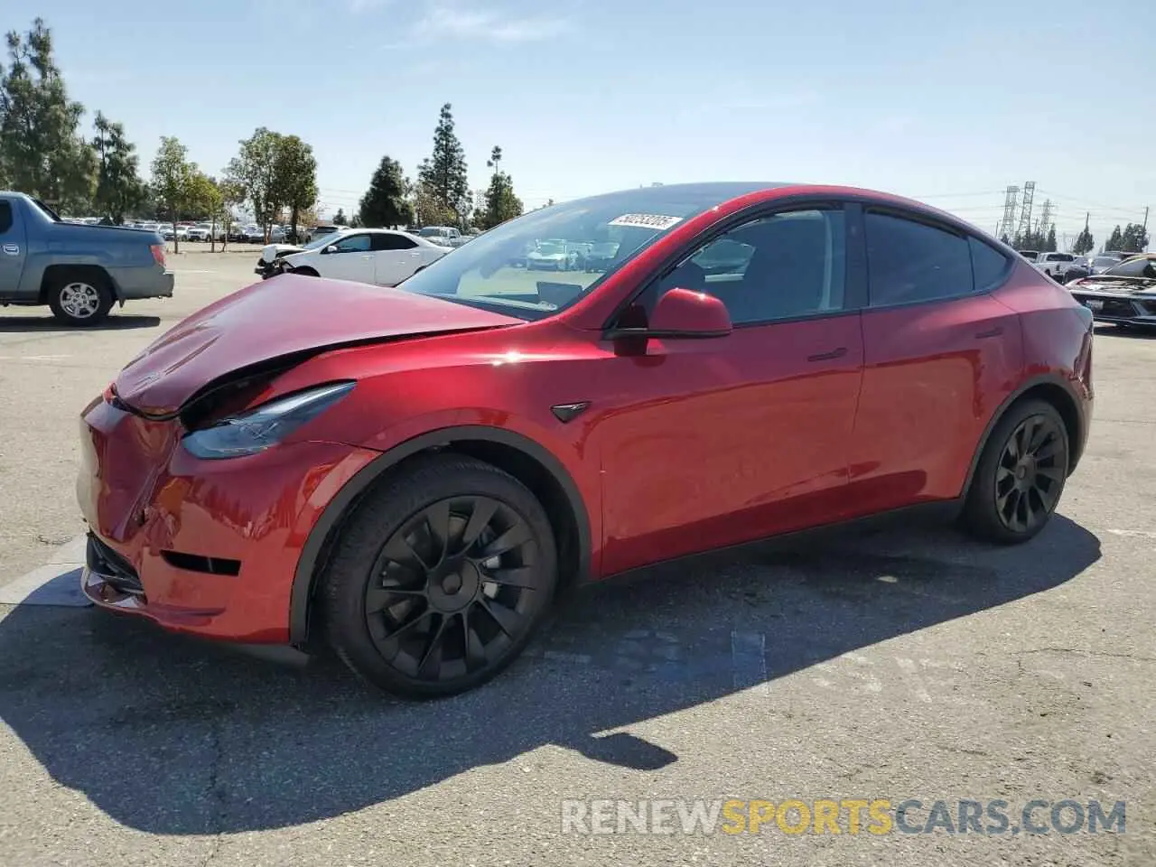 1 Photograph of a damaged car 7SAYGAEE0RF016323 TESLA MODEL Y 2024