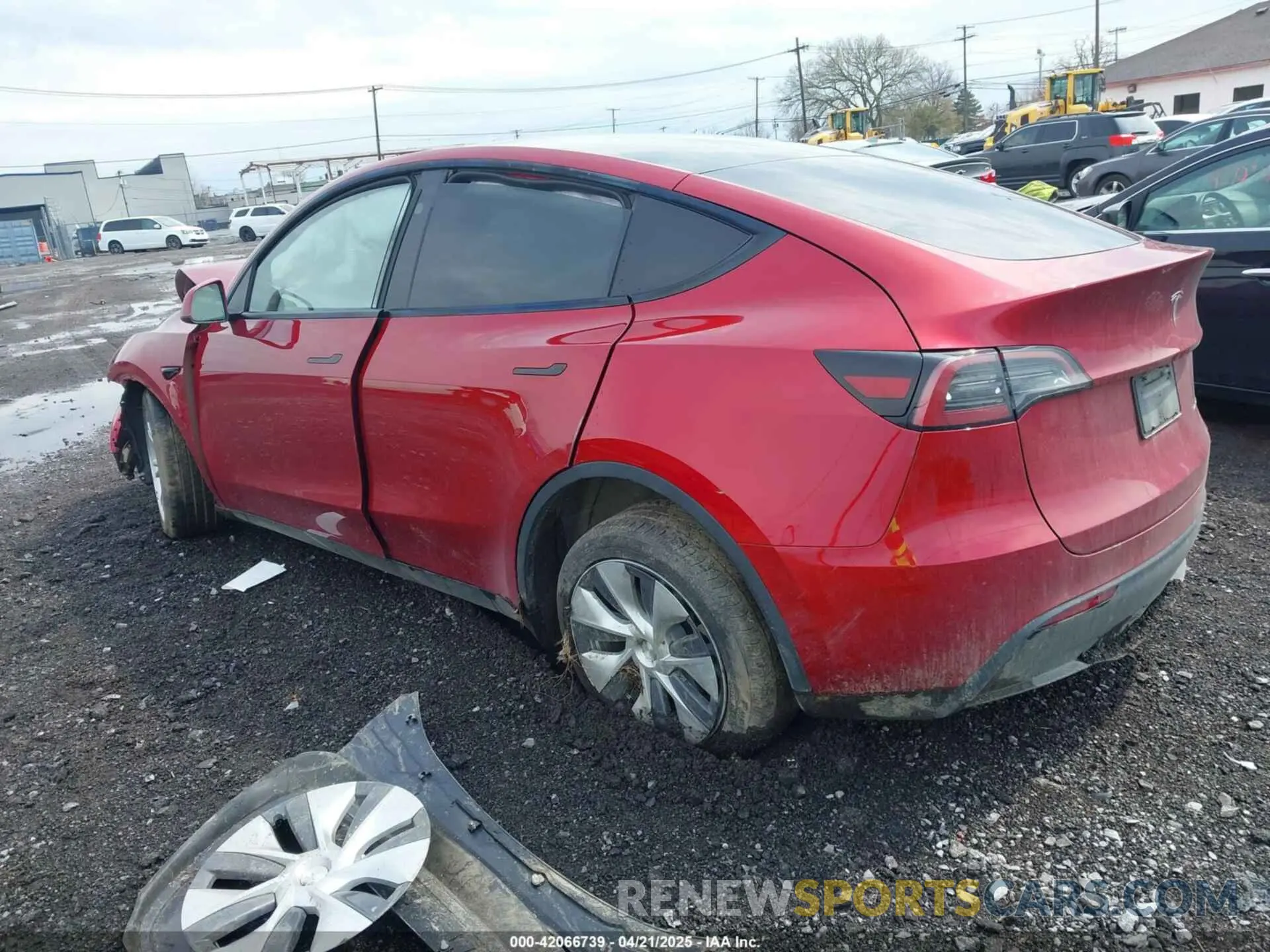 3 Фотография поврежденного автомобиля 7SAYGAEE0RF022221 TESLA MODEL Y 2024