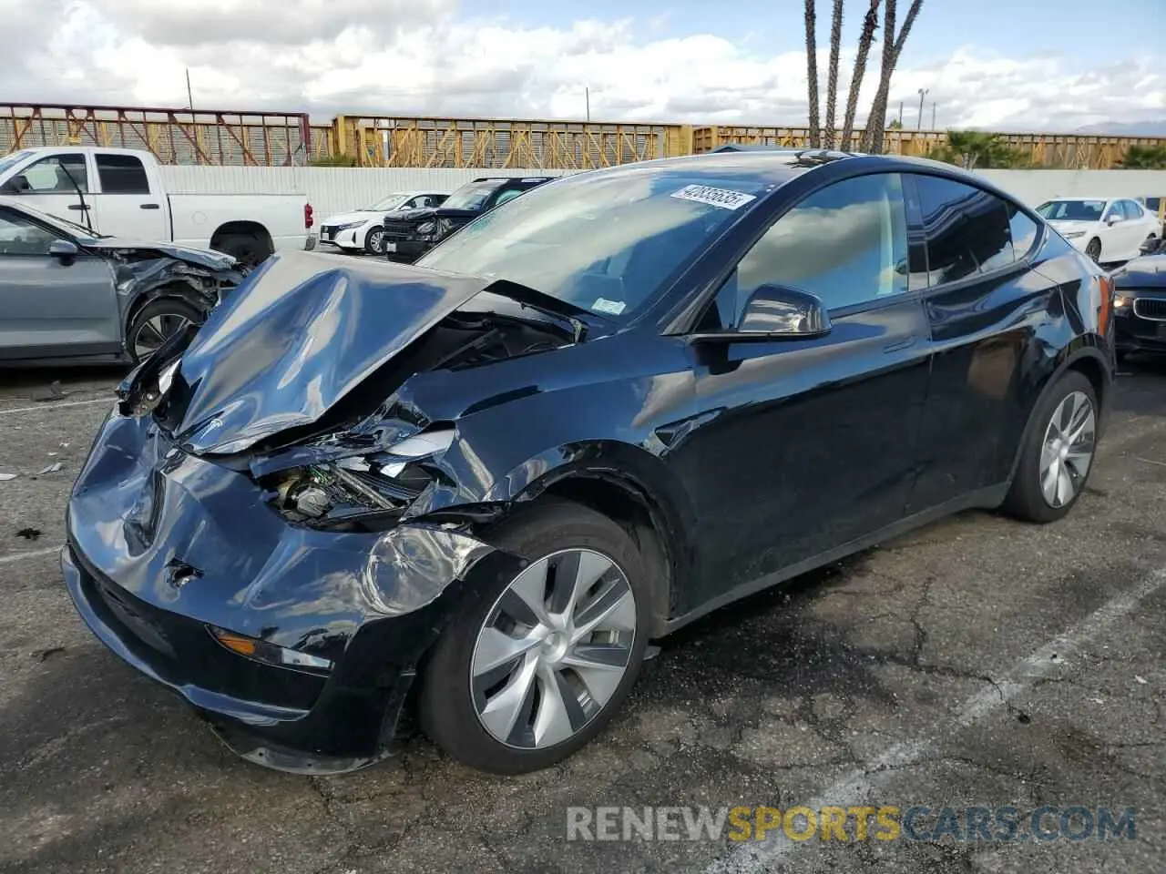 1 Photograph of a damaged car 7SAYGAEE0RF062945 TESLA MODEL Y 2024