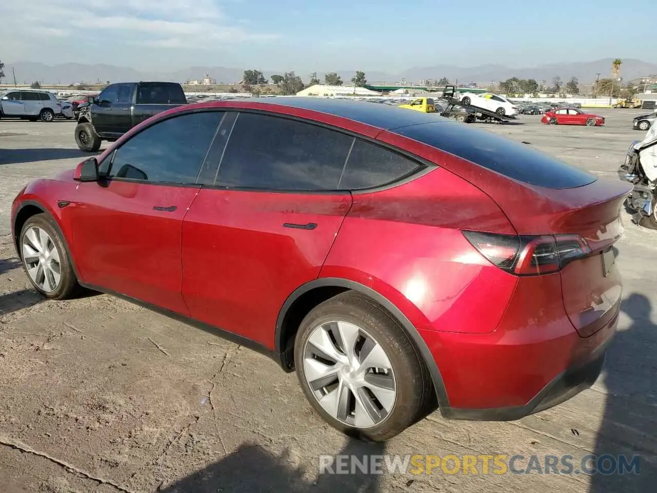 2 Photograph of a damaged car 7SAYGAEE0RF082841 TESLA MODEL Y 2024